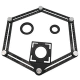 Six-Sided Aluminum Alloy Angle Ruler