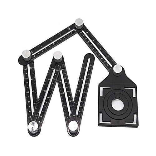 Six-Sided Aluminum Alloy Angle Ruler