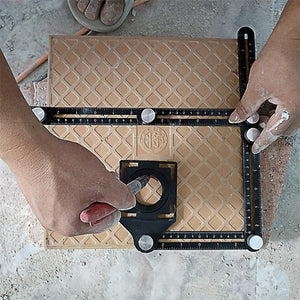 Six-Sided Aluminum Alloy Angle Ruler